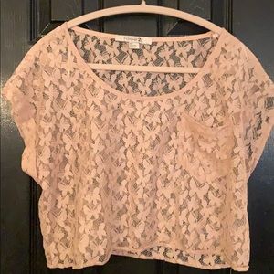 Forever 21 lace crop small